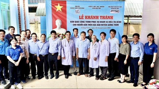 PTSC phối hợp tổ chức chương trình khám chữa bệnh miễn phí tại tỉnh Bến Tre