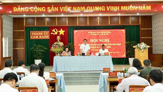 Khánh Hòa: Thành ủy Cam Ranh tổ chức kỳ họp chuyên đề