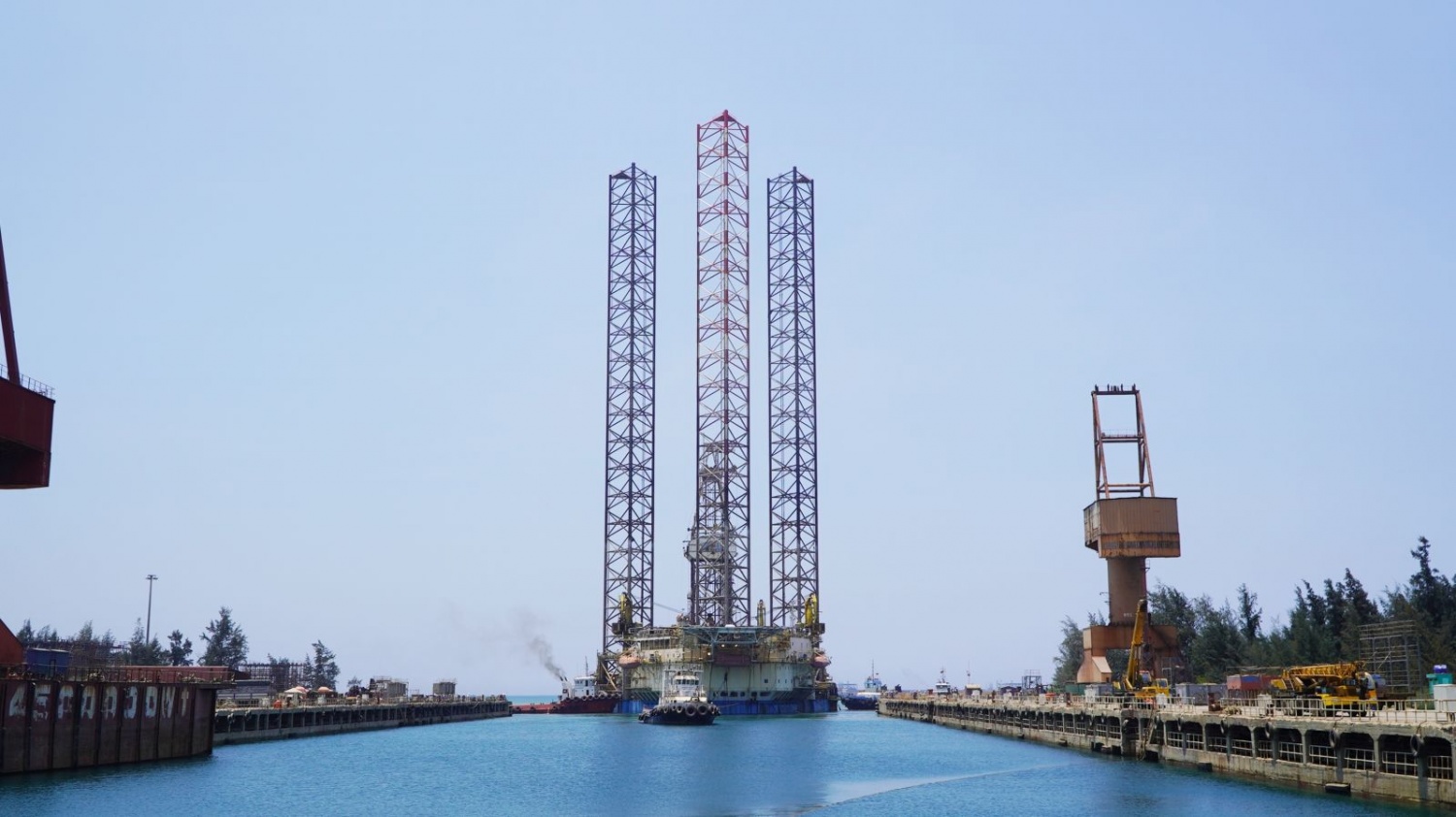 PVSM phấn đấu 60 ngày đêm hoàn thành bàn giao Giàn khoan Tam Đảo 02
