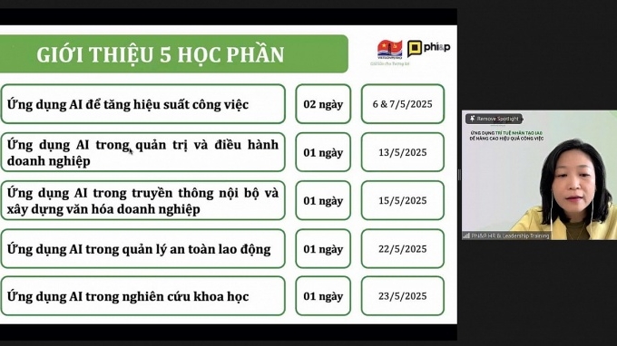 Vietsovpetro tổ chức chuỗi chương trình đào tạo &quot;Ứng dụng AI để tăng hiệu suất công việc&quot;