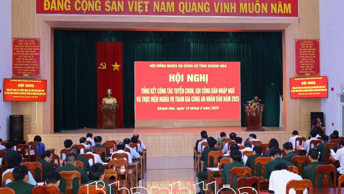 Khánh Hòa tổng kết công tác tuyển chọn, gọi công dân nhập ngũ năm 2025