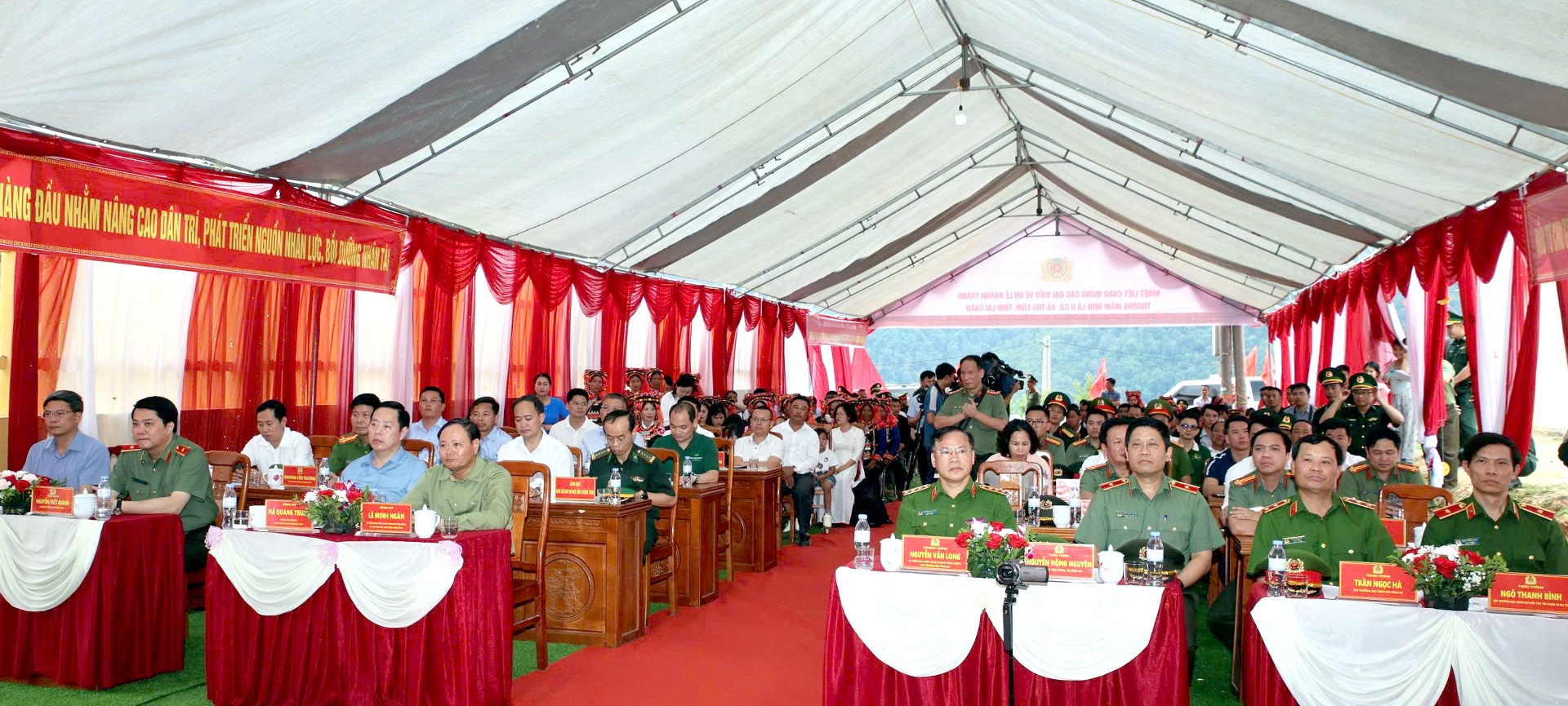 Lai Châu: Lễ khánh thành, bàn giao điểm trường mầm non Là Ú Cò