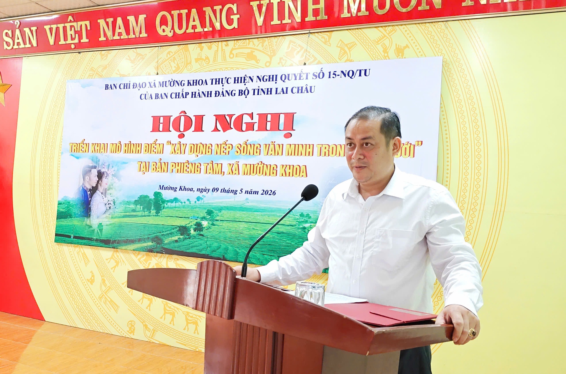 Lai Châu: Mường Khoa triển khai mô hình điểm xây dựng nếp sống văn minh trong việc cưới