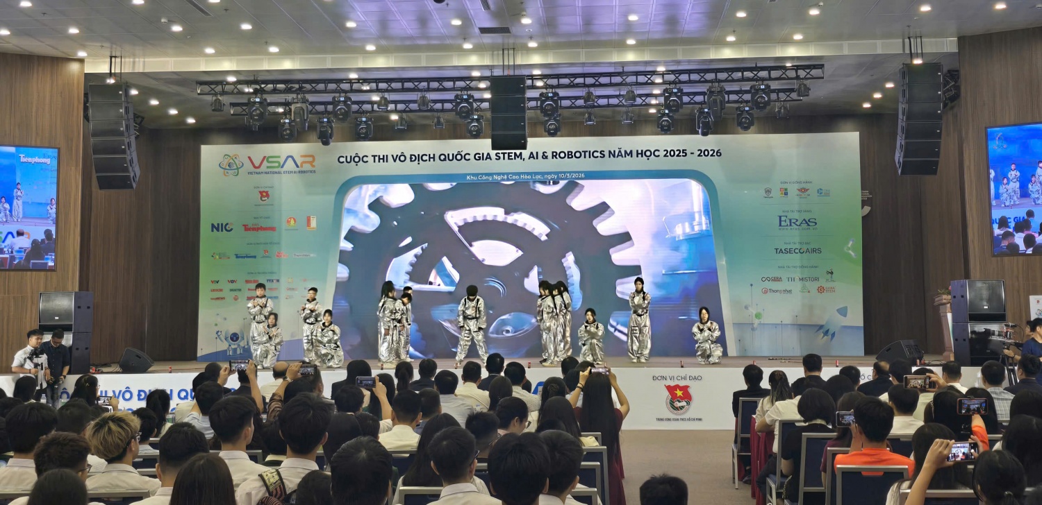 Học sinh từ 37 trường STEM Innovation Petrovietnam góp mặt tại Chung kết Quốc gia VSAR 2025-2026