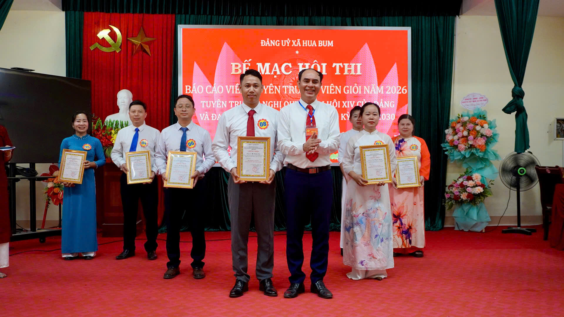 Lai Châu: Hội thi báo cáo viên, tuyên truyền viên giỏi xã Hua Bum năm 2026