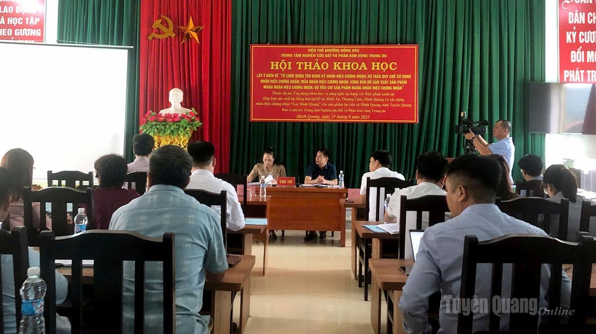 Tuyên Quang: Chìa khóa nâng cao năng suất và chất lượng Lạc Minh Quang