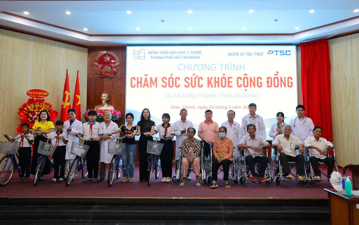 PTSC tiếp tục hành trình chăm sóc sức khỏe cộng đồng tại An Giang