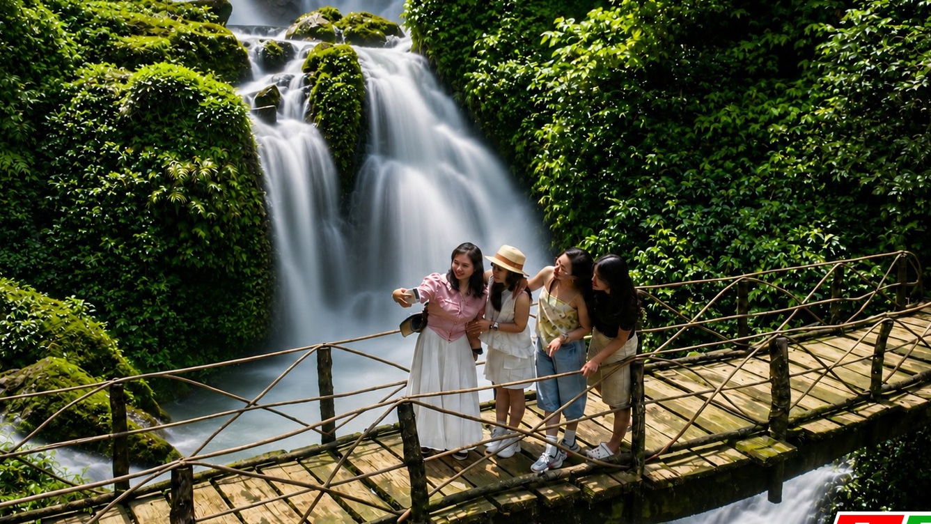 Lai Châu: Thác Nậm Lúc nét duyên đại ngàn