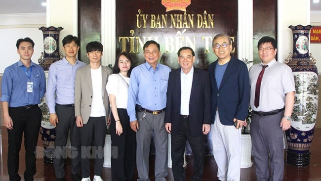 Bến Tre: Chủ tịch UBND tỉnh Trần Ngọc Tam tiếp và làm việc với Công ty N.H.O - Hàn Quốc
