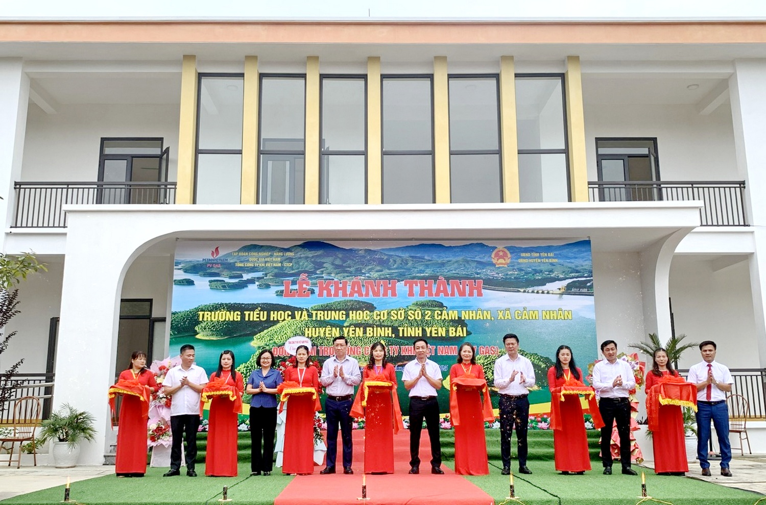 PV GAS tài trợ xây dựng trường học tại xã Cảm Nhân, huyện Yên Bình, tỉnh Yên Bái