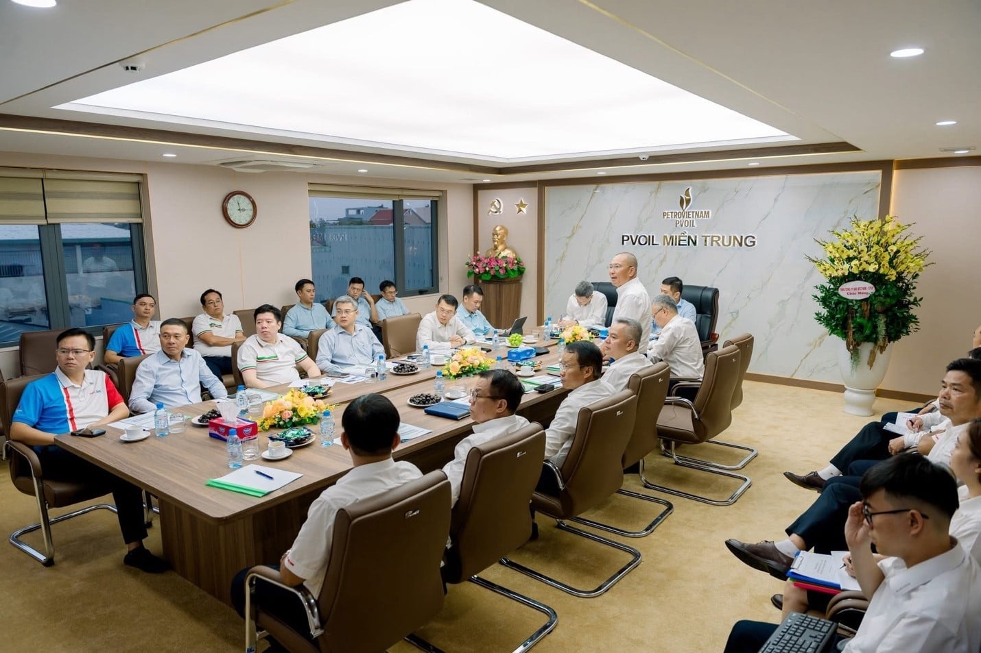 PVOIL triển khai bộ nhận dạng thương hiệu mới về cửa hàng xăng dầu