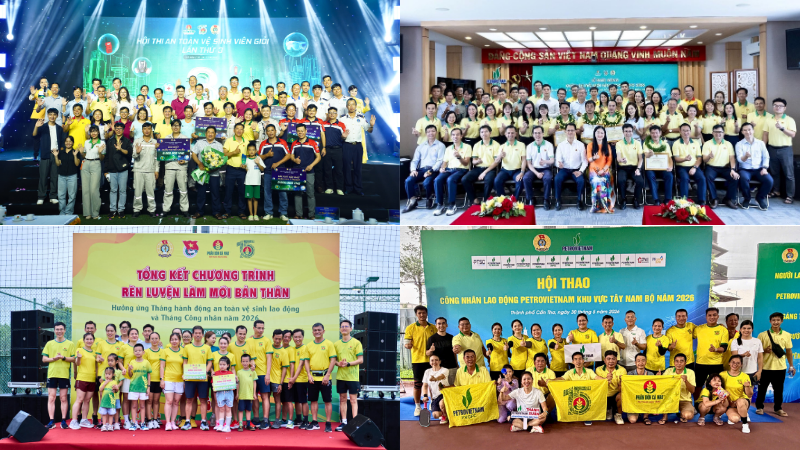 Công đoàn PVCFC ghi dấu ấn tại Tháng Công nhân 2026 với nhiều hoạt động được biểu dương