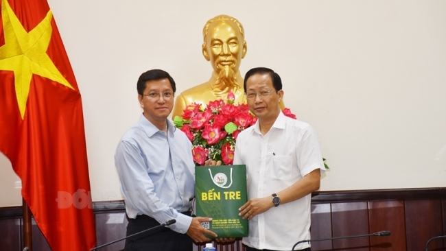 Bến Tre: Tiếp và làm việc với Đại sứ Việt Nam tại Cộng hoà Ấn Độ