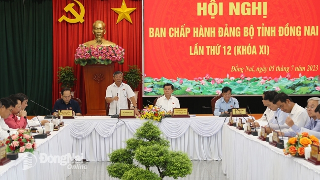Đồng Nai: Khai mạc Hội nghị Ban chấp hành Đảng bộ tỉnh lần thứ 12