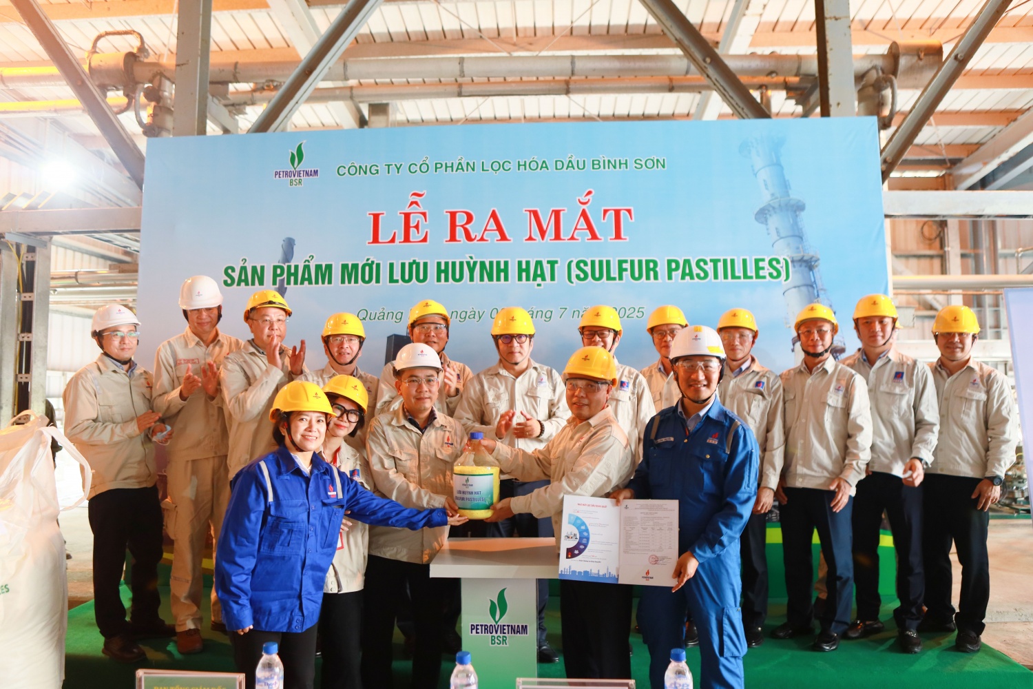 BSR chính thức ra mắt sản phẩm lưu huỳnh hạt: Bước tiến mới trong tối ưu hóa sản phẩm