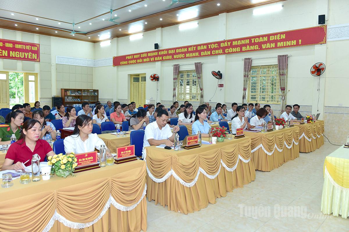 Tuyên Quang: Đoàn công tác số 20 của Ban Thường vụ Tỉnh uỷ làm việc với Đảng uỷ xã Yên Nguyên