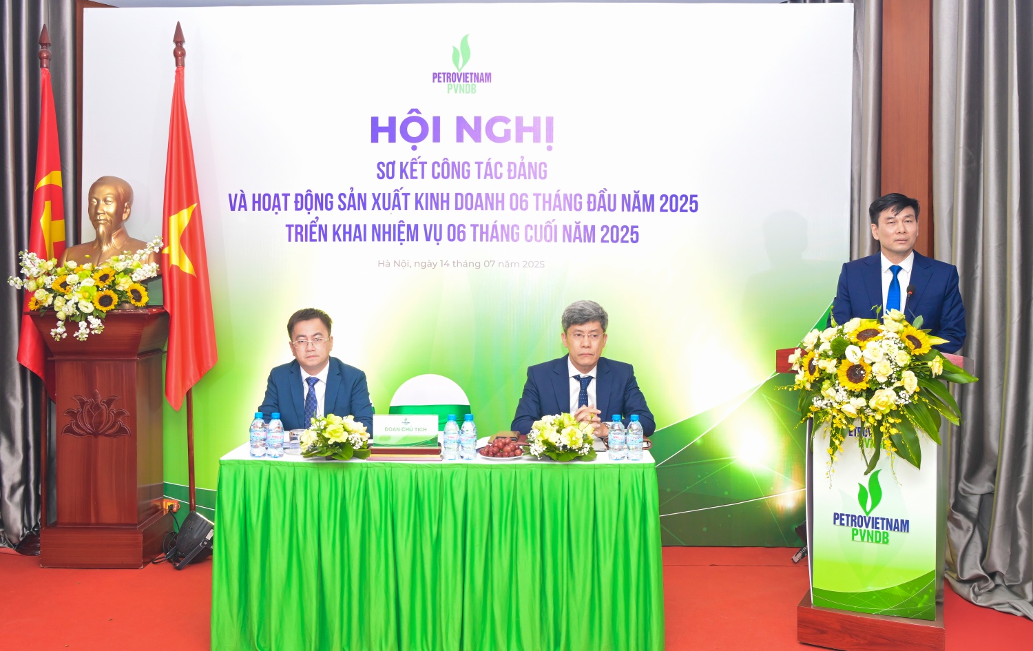 PVNDB sơ kết công tác Đảng và hoạt động SXKD 6 tháng đầu năm 2025