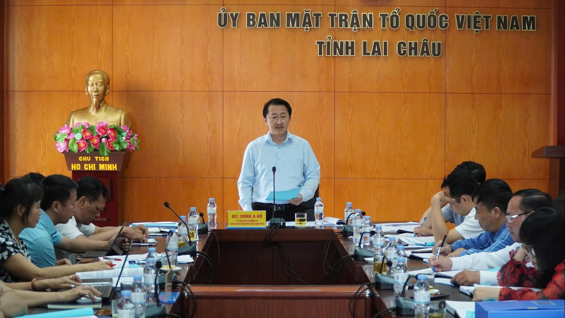 Lai Châu: Duyệt văn kiện Đại hội Đảng bộ các xã: Pắc Ta, Nậm Sỏ