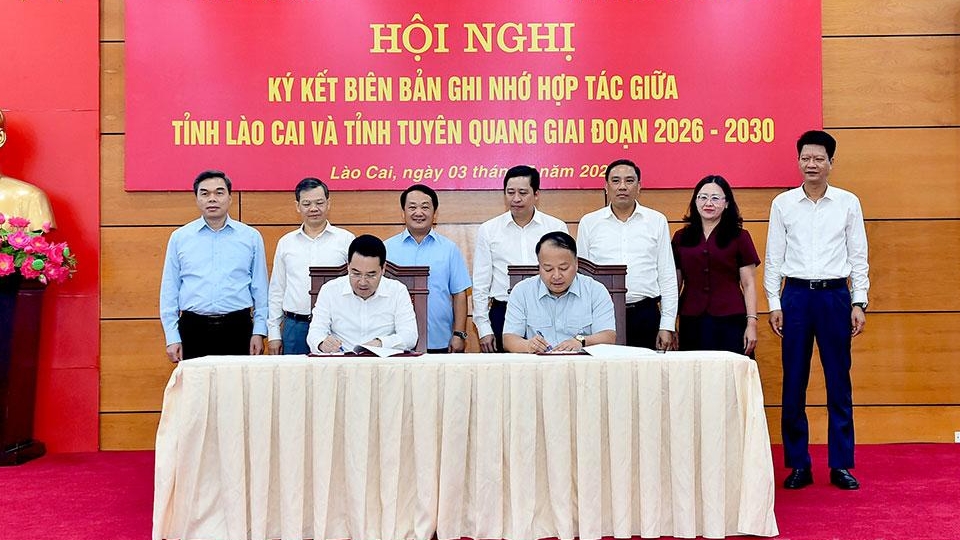 Tuyên Quang - Lào Cai ký kết Biên bản ghi nhớ hợp tác giai đoạn 2026 - 2030