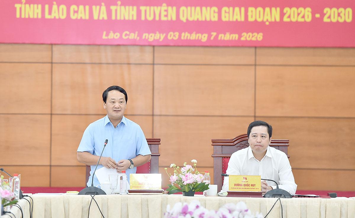 Tuyên Quang - Lào Cai ký kết Biên bản ghi nhớ hợp tác giai đoạn 2026 - 2030 Tuyên Quang - Lào Cai ký kết Biên bản ghi nhớ hợp tác giai đoạn 2026 - 2030