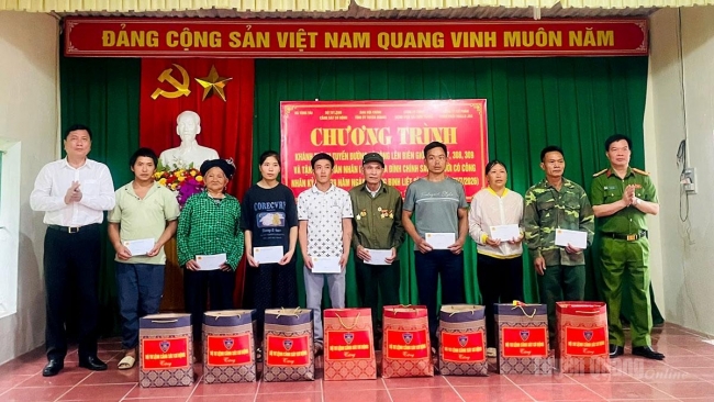 Tuyên Quang: Khánh thành tuyến đường tuần tra biên giới lên các cột mốc 307, 308, 309