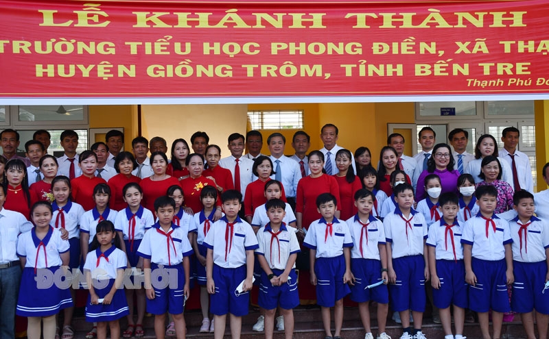 Bến Tre: Khánh thành Trường Tiểu học Phong Điền