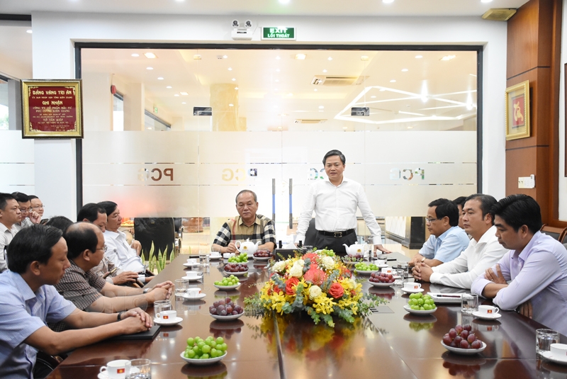 Bến Tre: Đoàn công tác tỉnh tham quan dự án lấn biển tại tỉnh Kiên Giang