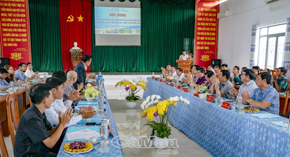 Cà Mau: Bàn giải pháp thực hiện Đề án du lịch sinh thái, nghỉ dưỡng Vườn Quốc gia U Minh Hạ
