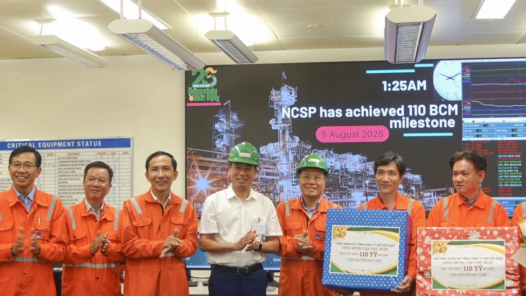 PV GAS NCSP đạt mốc vận chuyển an toàn 110 tỷ m3 khí