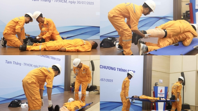 PV GAS SERVICES tổ chức cuộc thi kiến thức an toàn lao động