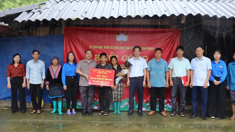 Lai Châu: Khởi công xây dựng nhà Đại đoàn kết cho hộ nghèo