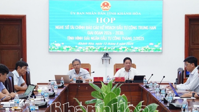 Khánh Hòa: Quyết tâm giải ngân vốn đầu tư công tháng 8 cao hơn mức bình quân của cả nước