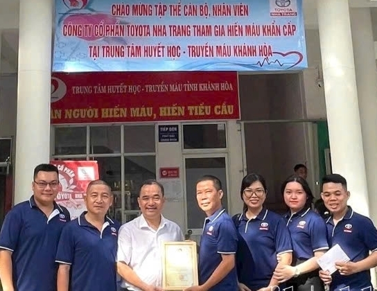Khánh Hòa: Gần 500 người tham gia Ngày hội hiến máu tình nguyện