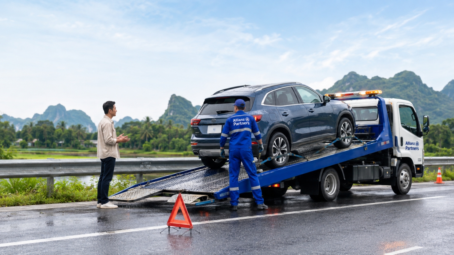 Bảo hiểm PVI tích hợp dịch vụ cứu hộ trên đường