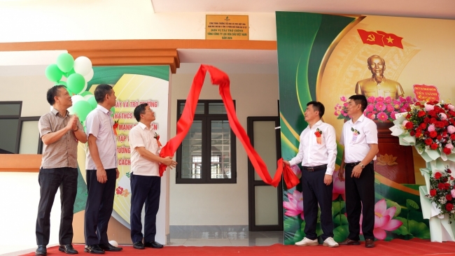 BSR tiếp sức cho hành trình "gieo chữ" tại Trường Tiểu học - Trung học cơ sở Hiệp Hòa tỉnh Hưng Yên