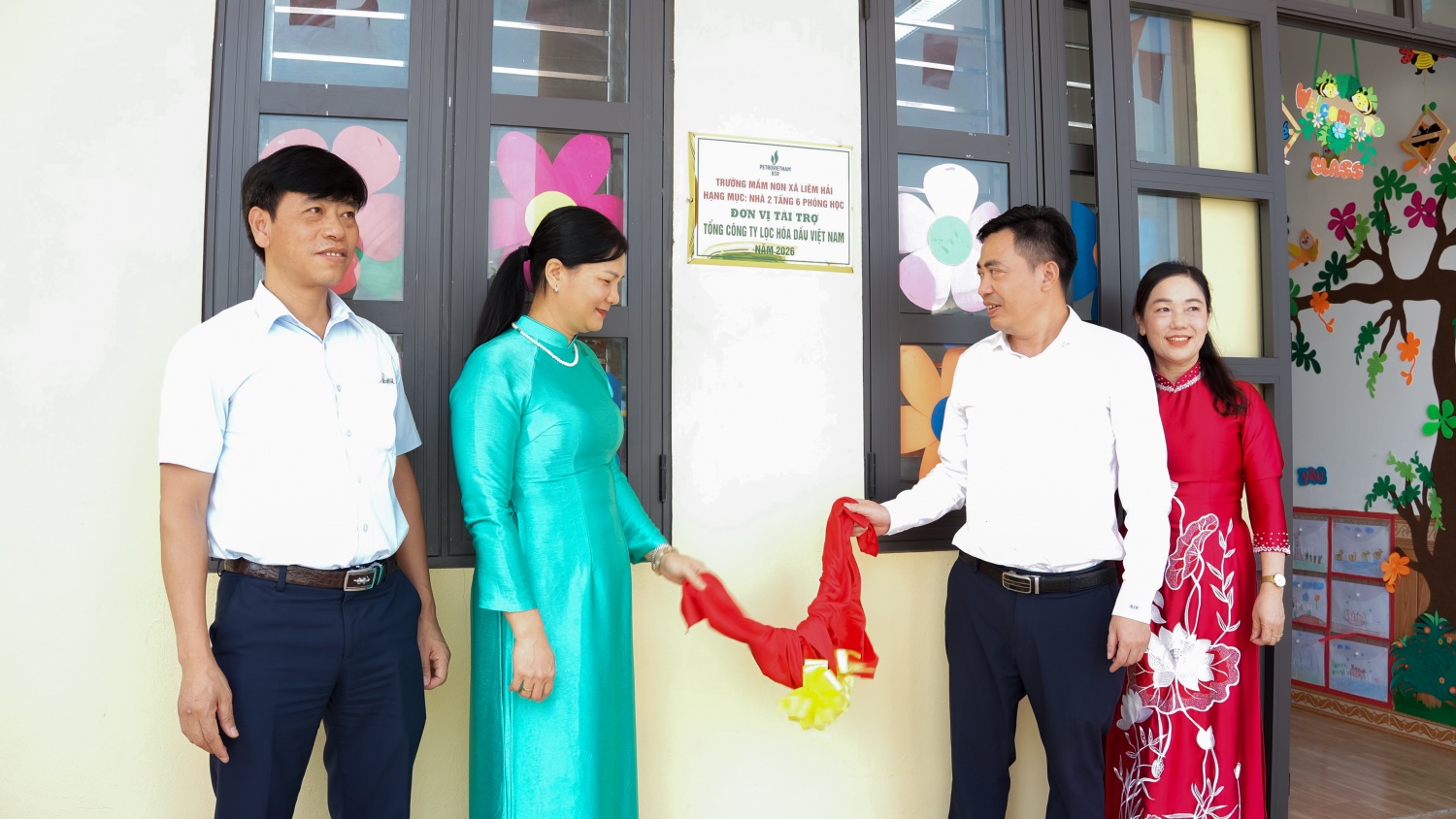BSR đồng hành cùng xã Ninh Giang khánh thành trường mầm non mới
