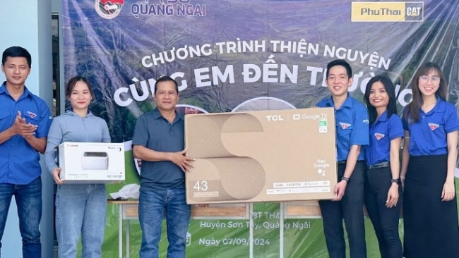 Đoàn Thanh niên PTSC Quảng Ngãi và hành trình thiện nguyện tại huyện Sơn Tây