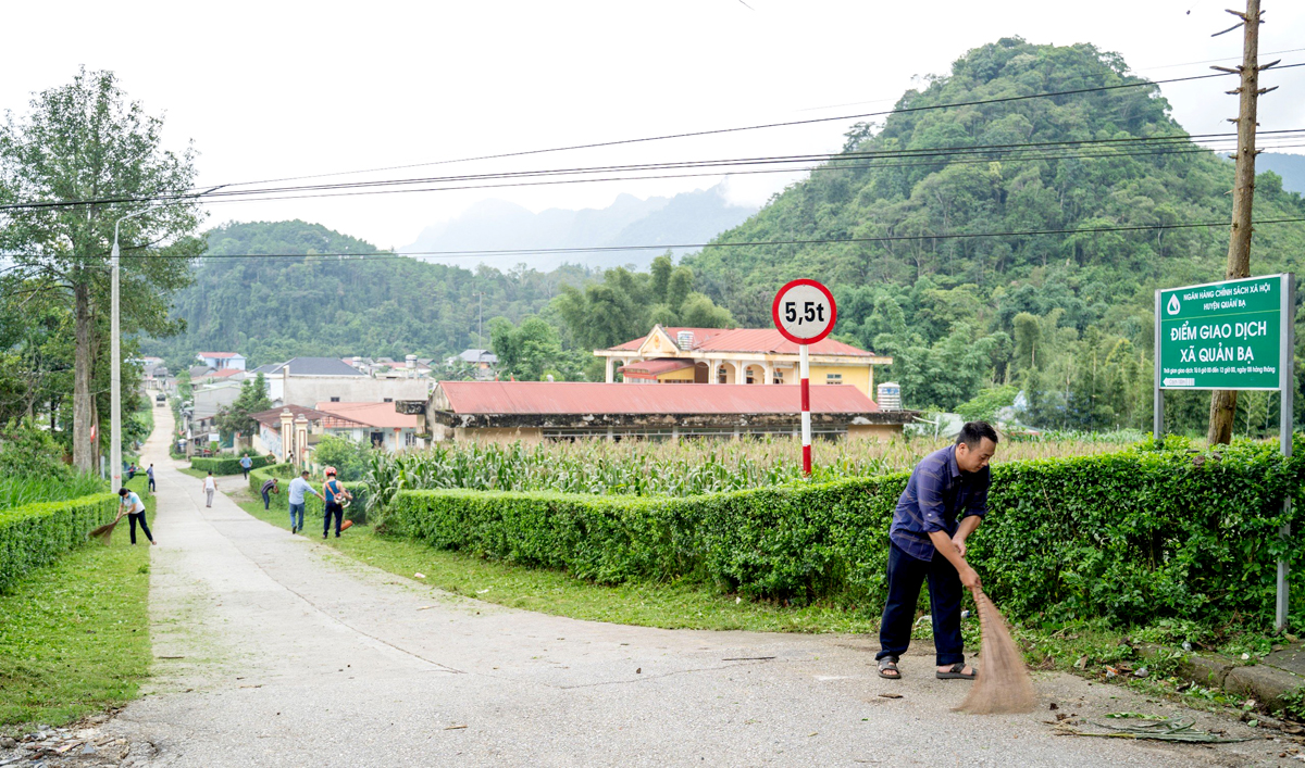 Hà Giang: Quản Bạ nỗ lực thực hiện tiêu chí môi trường