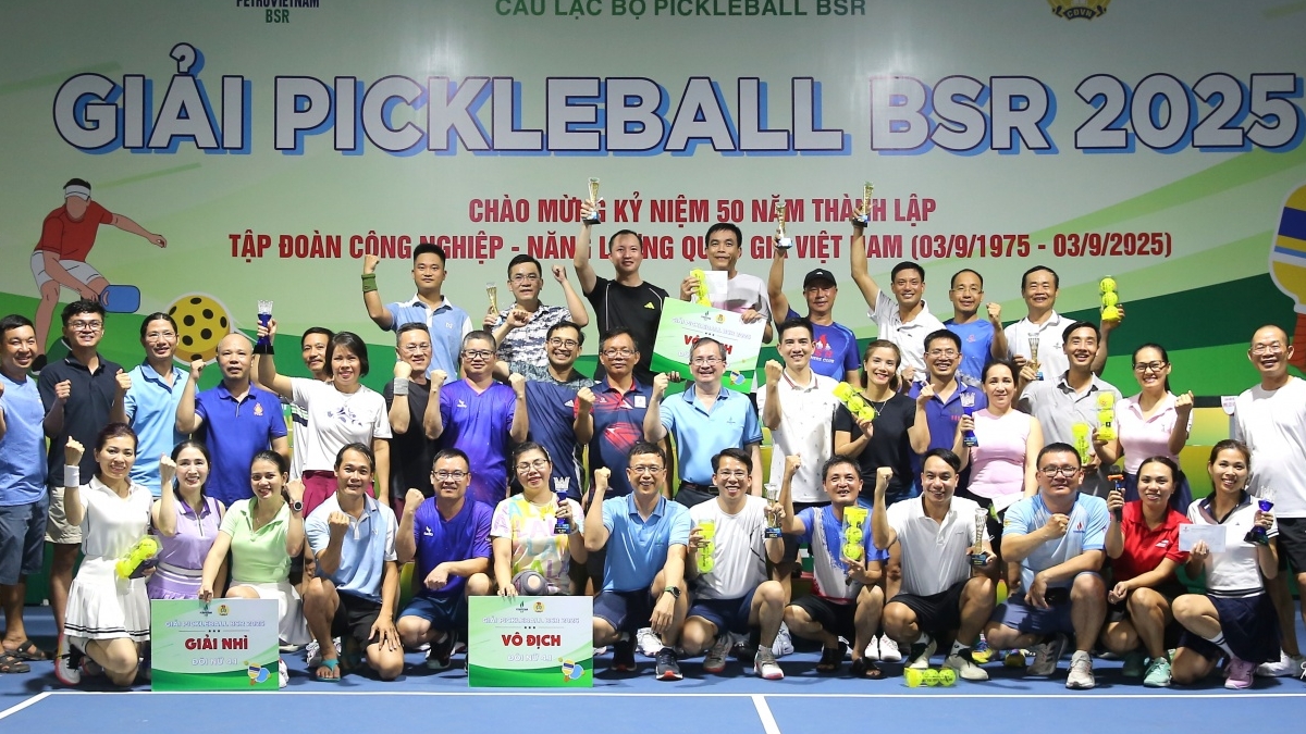 Sôi nổi giải Pickleball BSR năm 2025