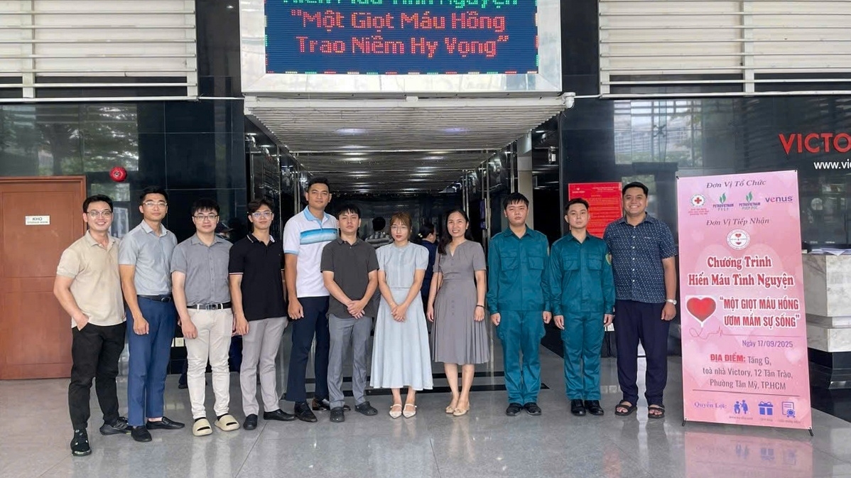 Đoàn Thanh niên PVEP hiến máu tình nguyện: Giọt máu hồng - Trao niềm hy vọng