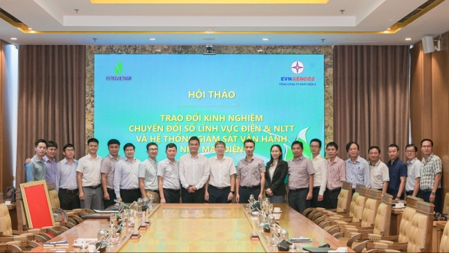 Petrovietnam trao đổi hợp tác với EVNGENCO2 về chuyển đổi số trong lĩnh vực điện và NLTT