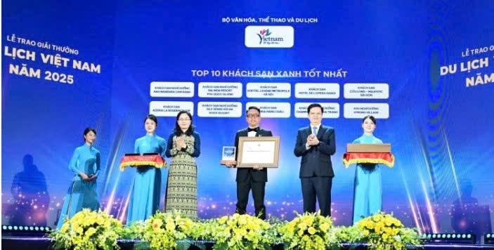 Khánh Hòa thắng lớn tại Giải thưởng Du lịch Việt Nam 2025
