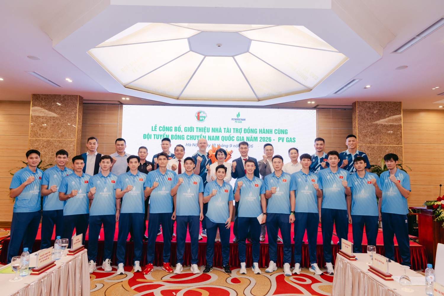 PV GAS đồng hành cùng Đội tuyển Bóng chuyền nam Quốc gia năm 2026 PV GAS đồng hành cùng Đội tuyển Bóng chuyền nam Quốc gia năm 2026