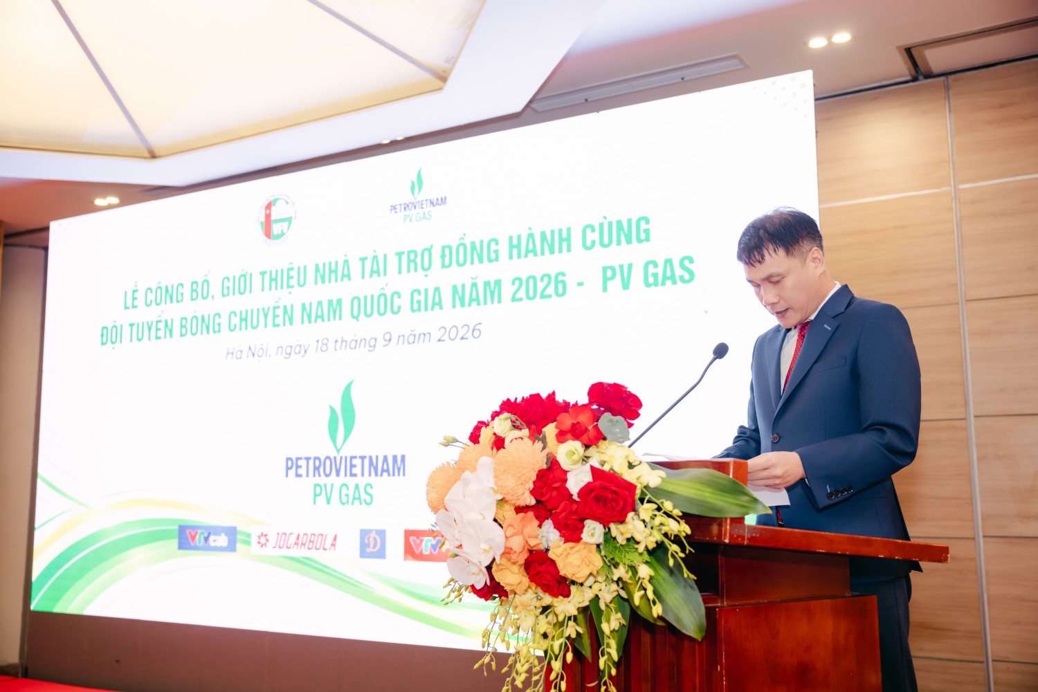 PV GAS đồng hành cùng Đội tuyển Bóng chuyền nam Quốc gia năm 2026 PV GAS đồng hành cùng Đội tuyển Bóng chuyền nam Quốc gia năm 2026