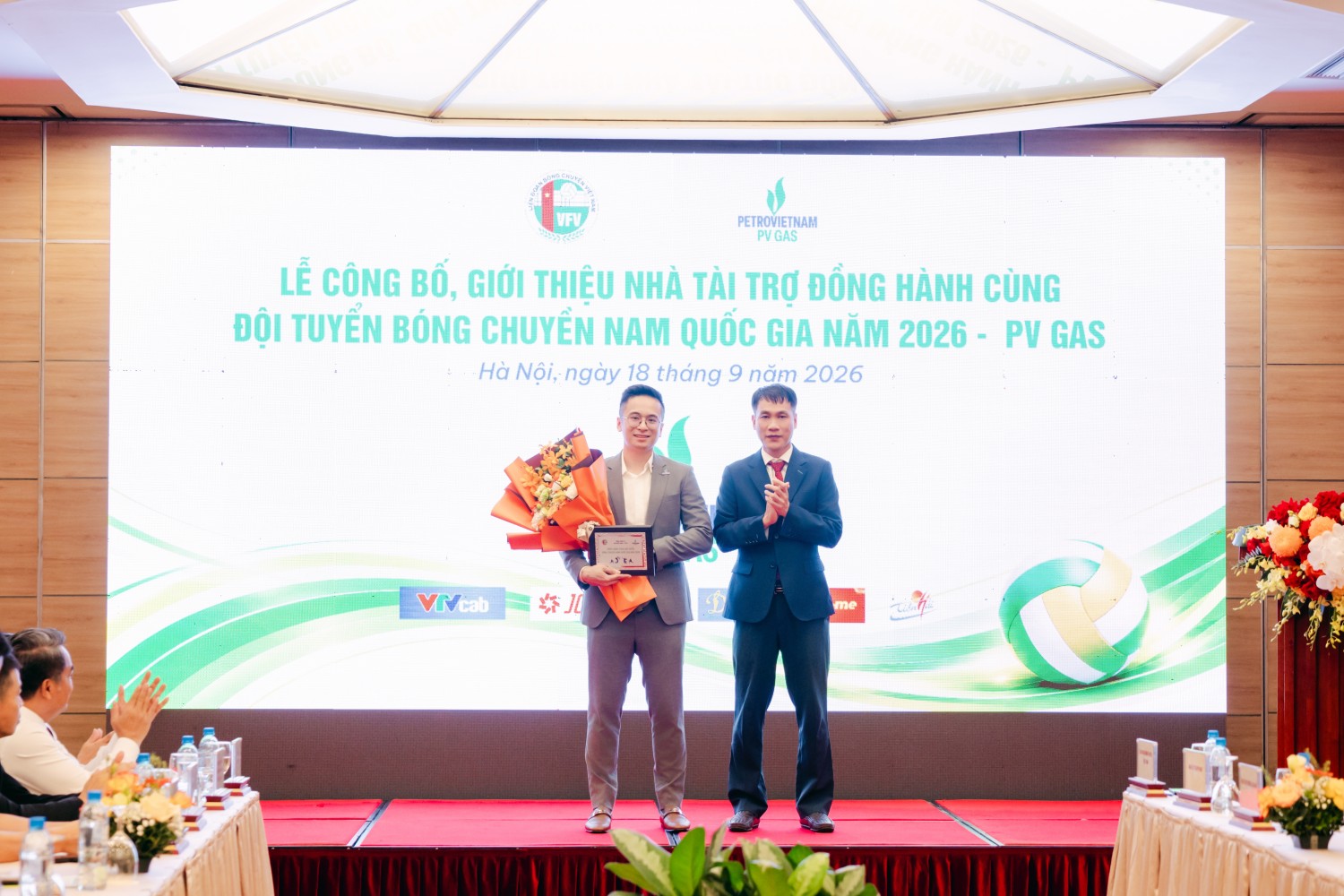 PV GAS đồng hành cùng Đội tuyển Bóng chuyền nam Quốc gia năm 2026 PV GAS đồng hành cùng Đội tuyển Bóng chuyền nam Quốc gia năm 2026