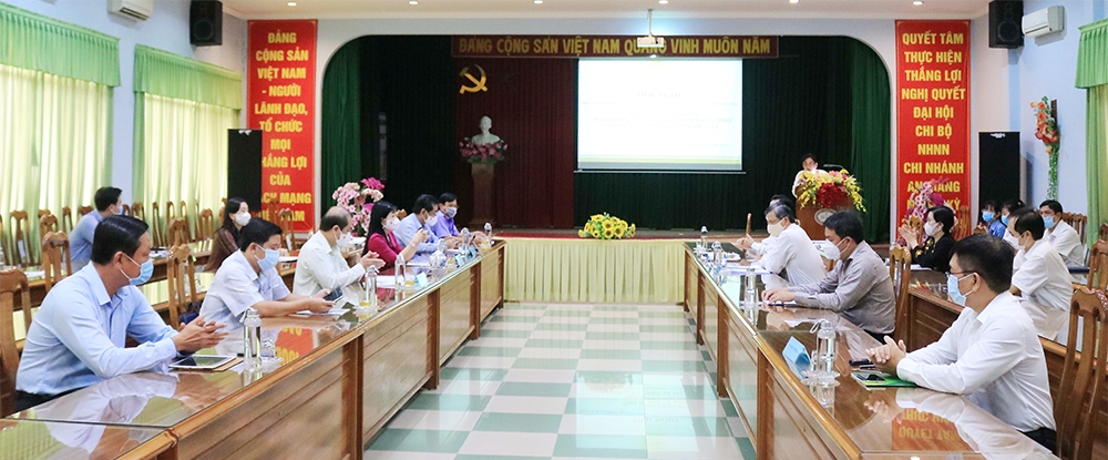 Đoàn đại biểu Quốc hội tỉnh An Giang làm việc với ngành ngân hàng