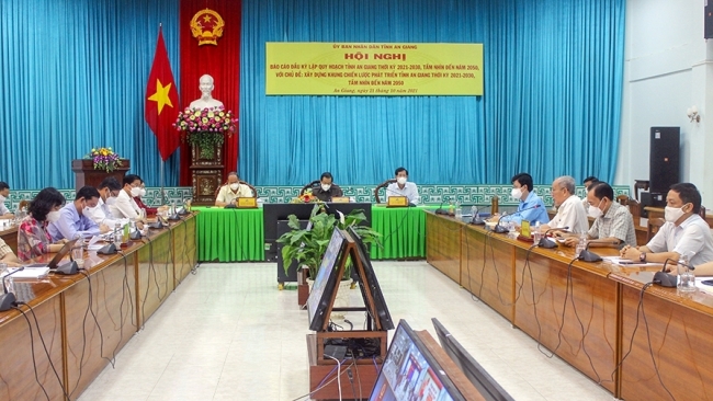 An Giang tổ chức hội nghị báo cáo đầu kỳ lập quy hoạch tỉnh An Giang thời kỳ 2021-2030, tầm nhìn đến năm 2050
