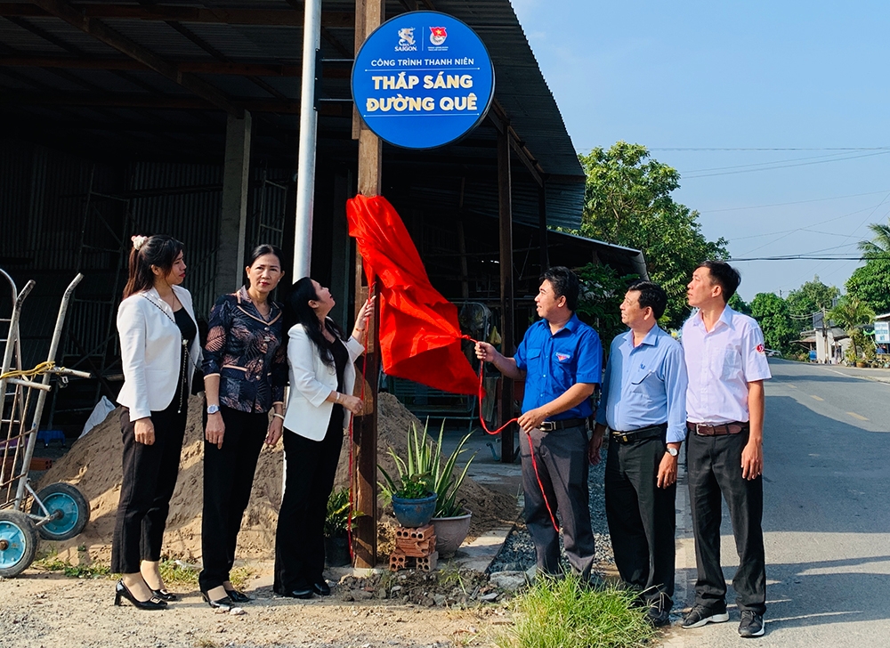 An Giang: Khánh thành Công trình thanh niên “Thắp sáng đường quê” ở Tri Tôn