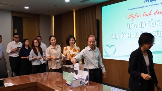 PTSC chung tay hỗ trợ đồng bào bị ảnh hưởng bởi bão Bualoi