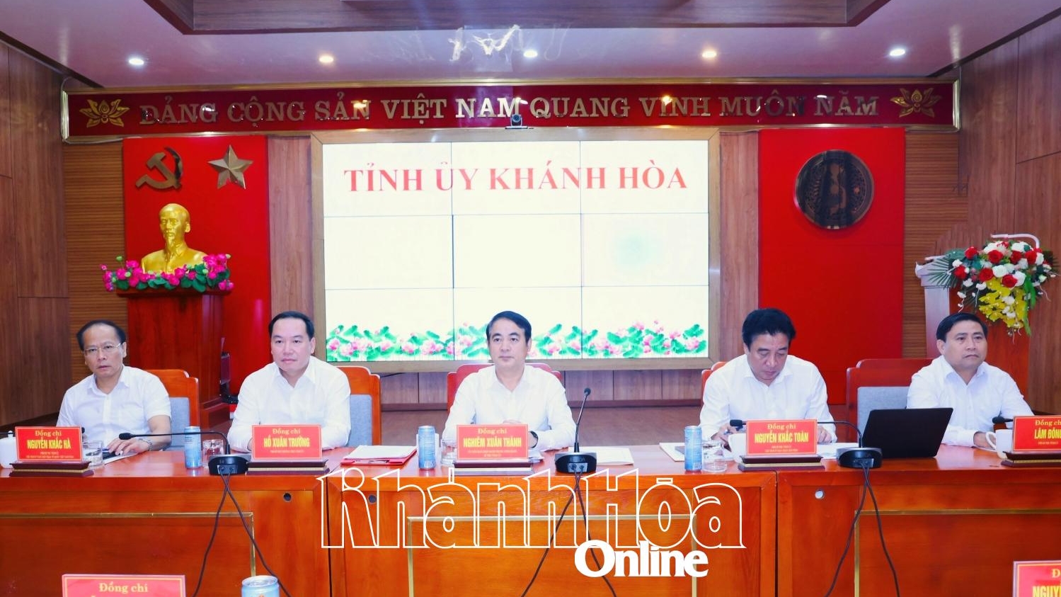 Tỉnh ủy Khánh Hòa tổ chức các hội nghị thực hiện quy trình công tác cán bộ